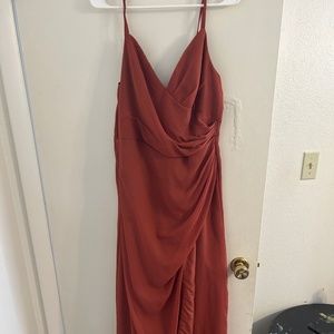 David’s Bridal bridesmaid Cinnamon